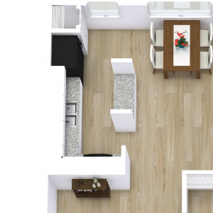 Dutchess Floor Plan Dutchess Floor Plan at St Charles Apartment Homes in Bossier, Louisiana, LA